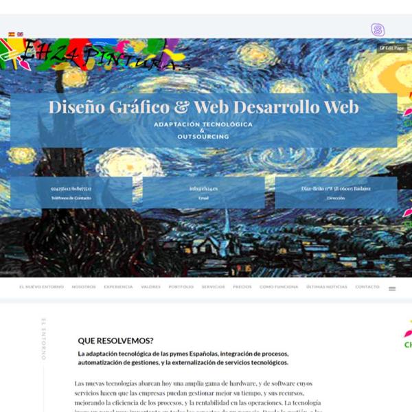 EH24 Pinturas diseño web EH24 Pinturas